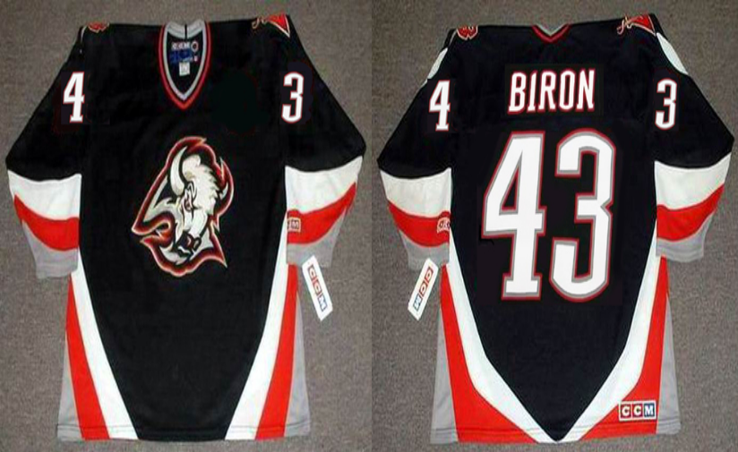 2019 Men Buffalo Sabres 43 Biron black CCM NHL jerseys